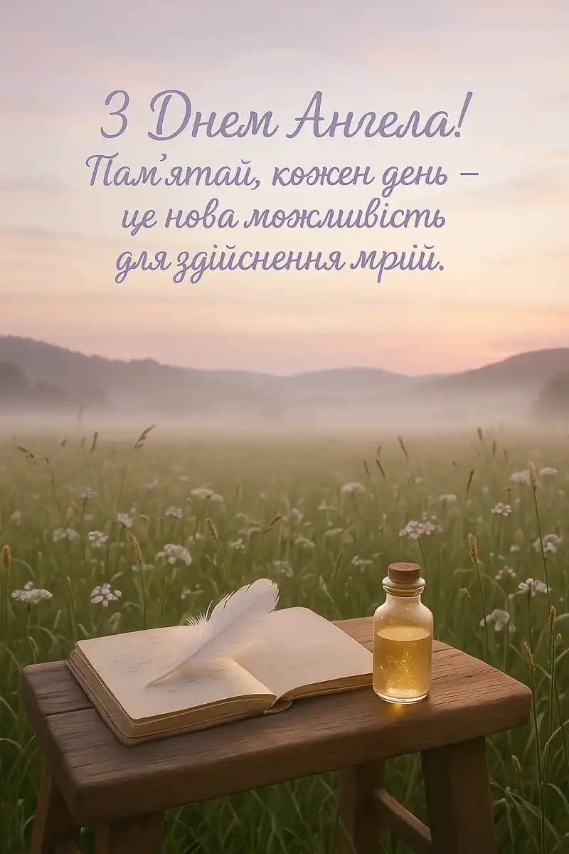 Привітання з днем ангела українською
