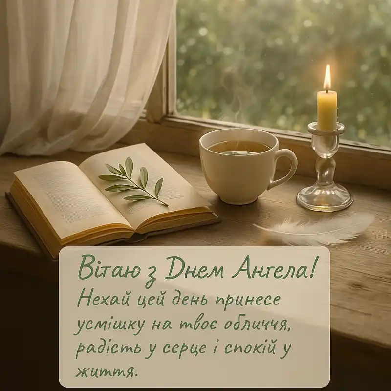 Привітання з днем ангела українською