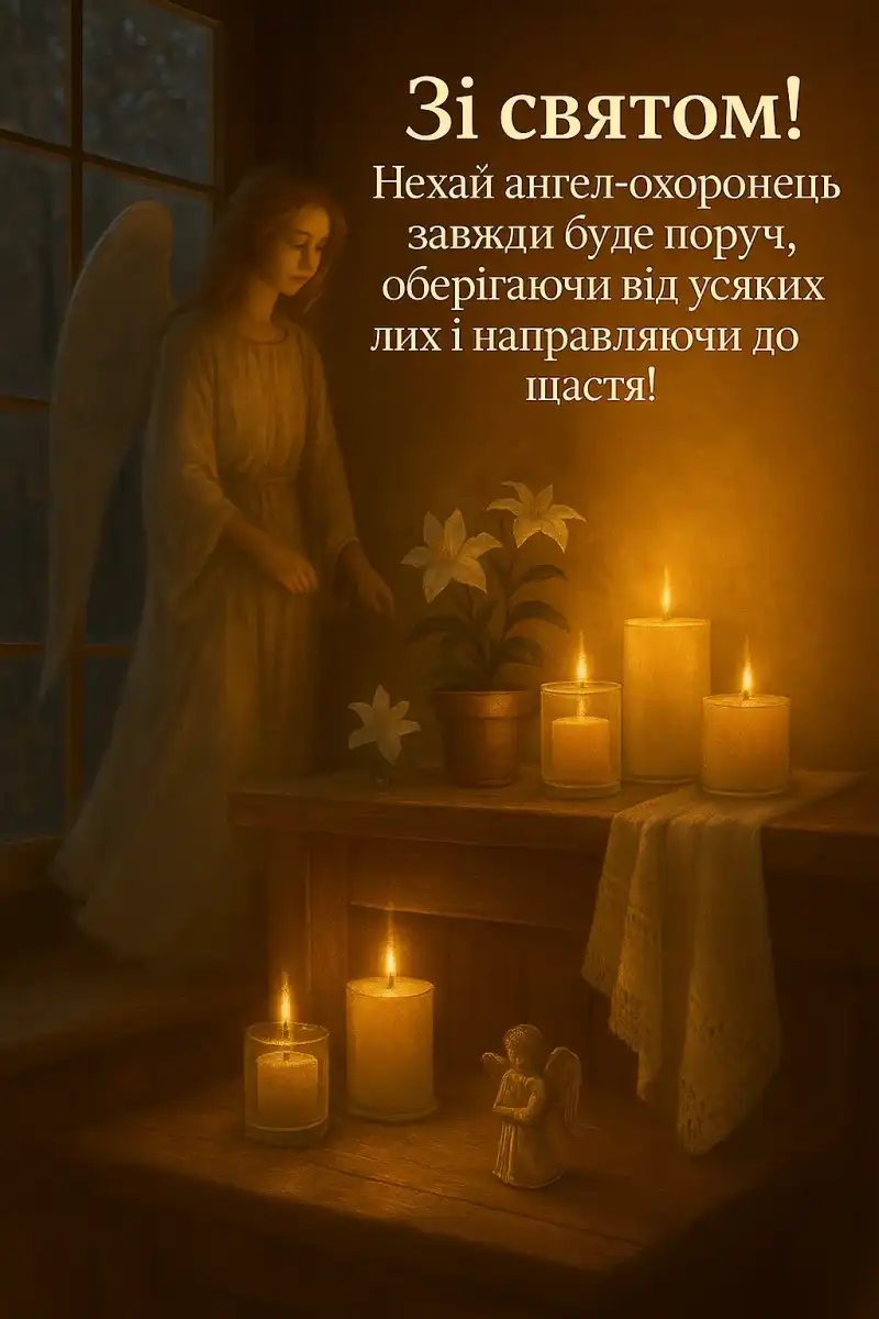 Привітання з днем ангела українською