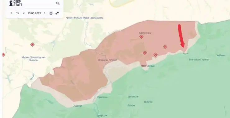 Росіяни тиснуть на кордон: просування біля Тихого та атаки поблизу Строївки