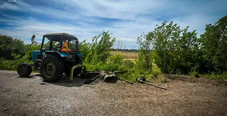 У Балаклії трактор підірвався на міні під час польових робіт