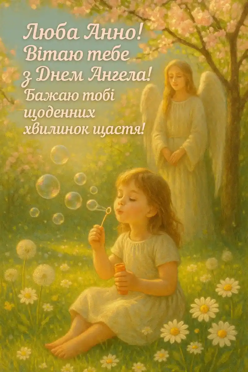 Привітання з днем ангела Анни