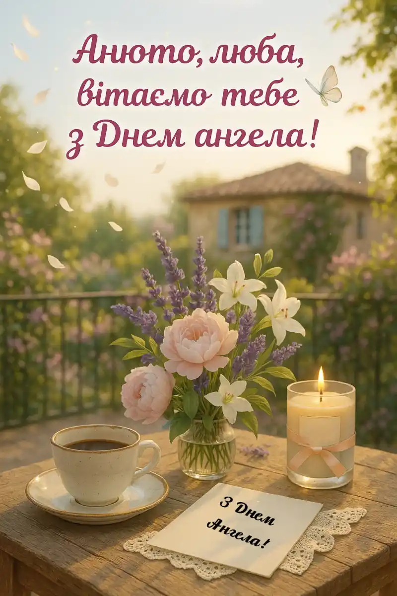 Привітання з днем ангела Анни