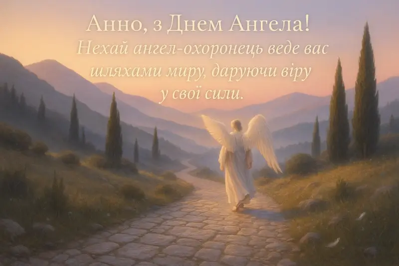 Привітання з днем ангела Анни