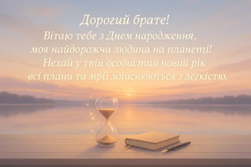 Привітання з днем народження брату від сестри до сліз
