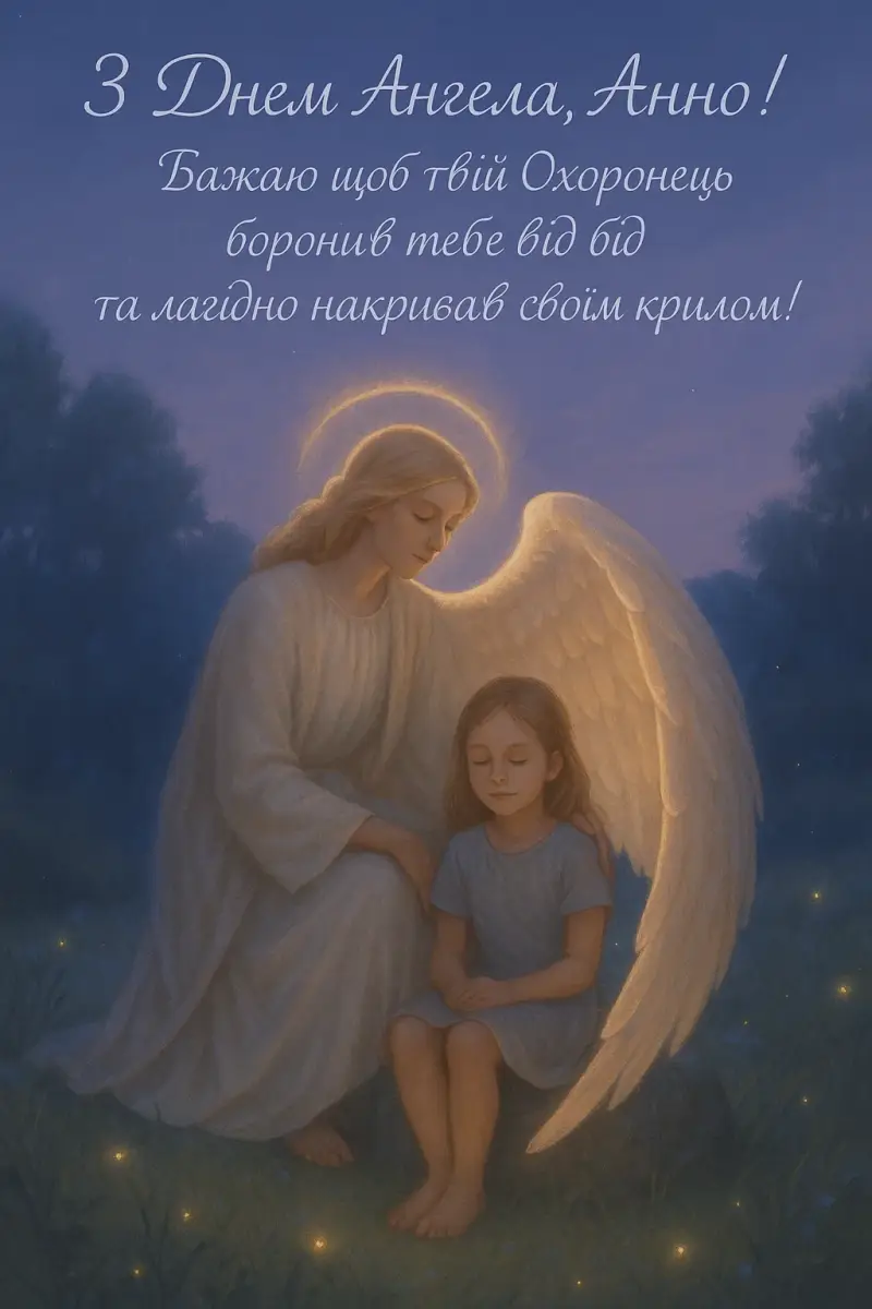 Привітання з днем ангела Анни